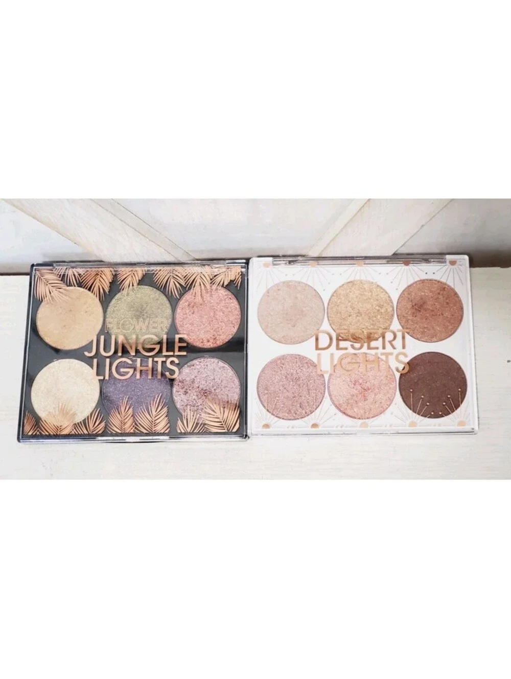 Flower Beauty Desert And Jungle Lights Eyeshadow Palettes – Brand New